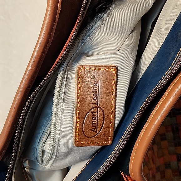 Amerileather Linwood Leather Tote Bag - Picture 16 of 16